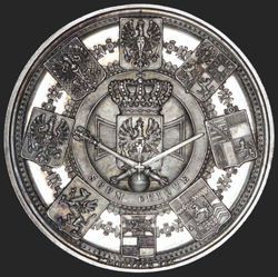 Medaille - Chr. Pfeuffer - Auf die Krönung Wilhelm I. 1861 - Sommer P 94 in Silber - RV.jpg
